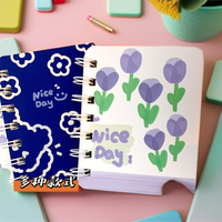 A7 Taschen-Notizbuch, Süßes Mini-Notizbuch, Tragbares Spiralnotizbuch, Aktionsware, Wasserdicht, Kindergeschenk, Kundenspezifisch