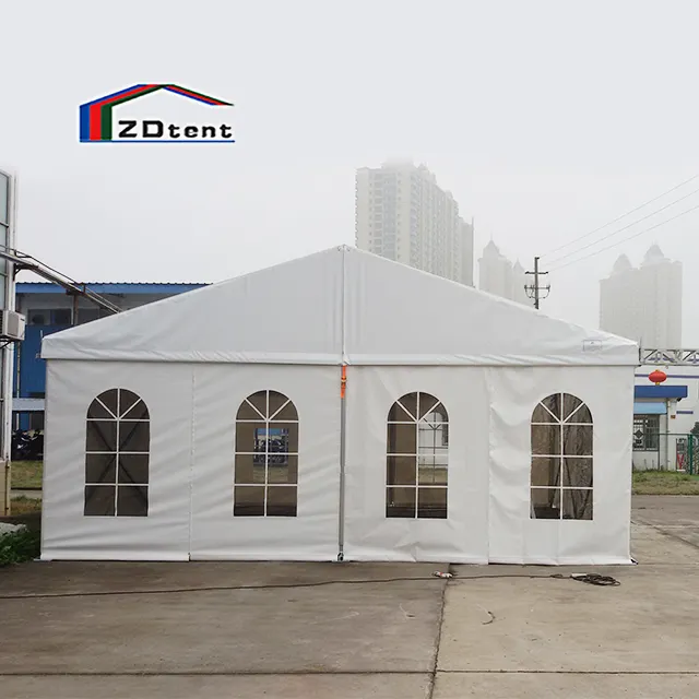 Bianco in tessuto pvc baldacchino tenda esterna impermeabile 200 posti tenda del partito
