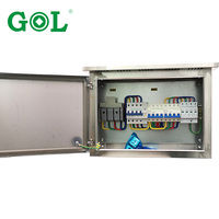 6 8 10 12 voies PVAC Photovoltaïque Grid Distribution Box Shell material Silver Stainless steel
