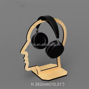 Regalos para el Día del Padre, soporte para auriculares, soporte para controlador de <span class=keywords><strong>juegos</strong></span> de madera cortado con láser, soporte para auriculares para hombres/DAD/regalo para jugadores - Product Image 5