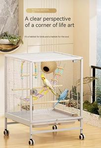 Cage à oiseaux - Cage spéciale pour l'élevage de groupes d'oiseaux, pour perroquets, corbeaux, phénix, en plastique, boîte pour usage domestique, grande taille - Product Image 5