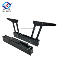 Table basse multifonctionnelle B12-1 en fer, pliable, réglable, avec ressort, pour salon, hauteur de levage 234 mm