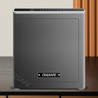 Coffre-fort en acier CEQSAFE, antivol, serrure électronique numérique, empreinte digitale, WIFI, coffre-fort intelligent pour hôtel, bureau et usage domestique