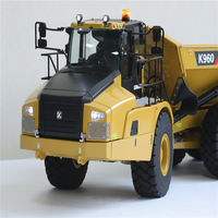 Camión volquete articulado hidráulico con control remoto totalmente metálico K960 1/18, modelo de simulación de coche RC