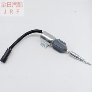 Válvula solenoide de apagado del motor para excavadora Hyundai 355427 3357411, pieza de interruptor para motor 300 - Product Image 1