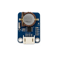 Módulo de Reloj en Tiempo Real Zetok DS1307 I2C de Bajo Consumo con Batería de Respaldo y Temporizador para Componentes Electrónicos, Visualización de la Hora