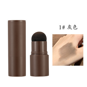 Poudre de cheveux imperméable pour <span class=keywords><strong>sourcils</strong></span> timbre pochoir impression Kit de mise en forme maquillage cheveux correcteur racine couvrir instantanément - Product Image 5