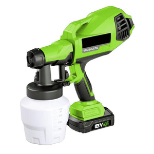 Pistolet pulvérisateur de peinture sans fil VERTAK 18V, batterie lithium 900ml, puissant, sans air, haute performance - Product Image 2