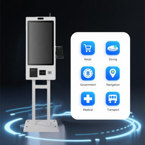 ระบบ POS แบบตั้งพื้นพร้อมหน้าจอสัมผัส LED ขนาด 32 นิ้ว สำหรับร้านอาหาร ใช้ในร่ม รองรับ SDK บริการตนเองสำหรับสั่งอาหารและชำระเงิน ระบบแอนดรอยด์/วินโดวส์ - Product Image 2