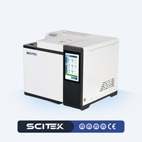 SCITEK Gas Chromatograph Flame Ionization Detector (FID) Intelligent EPC (Electronic Pressure Control) Pressure Compensation