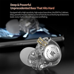 KZ EDX Pro 2 Auricolari In-Ear Monitor HIFI Cablati IEM con Driver Dinamico Ultra-Lineare Cavo Staccabile Type-C da 3,5mm - Product Image 6