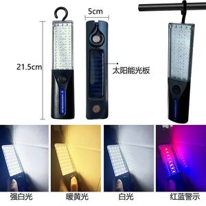 Handheld <b>Working</b> <b>Light</b> <b>Led</b> <b>Rechargeable</b> Battery Black Plastic Body Portable White <b>Light</b> 6V 120lm/W 50000hrs Lifespan - Product Image 5