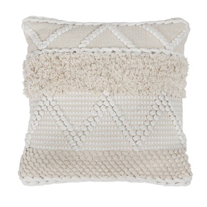 Decorative Square Geometric Woven Tufted Throw Pillow <b>Cushion</b> <b>Cover</b> with Tassels for Home & Hotel Use - Product Image 3