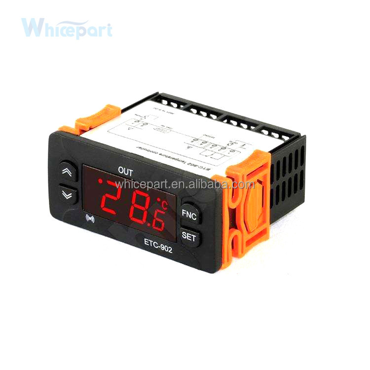 <strong>Digital</strong> <strong>Thermostat</strong> ETC-902 Black Color Plastic 230V 50/60HZ Smart <strong>Thermostat</strong> <strong>Digital</strong> for Refrigerator Freezer Parts