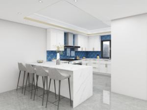 Ensemble de meubles de cuisine sur mesure de style moderne, concept de design d'intérieur, vente en gros depuis l'usine du Guangdong - Product Image 4