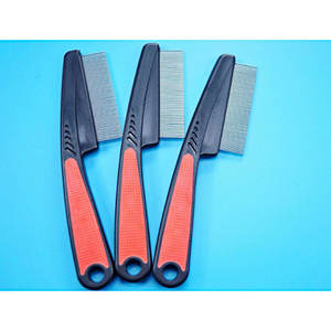 Peigne à puces et à <span class=keywords><strong>poux</strong></span> de meilleure qualité, tête <span class=keywords><strong>anti</strong></span>-<span class=keywords><strong>poux</strong></span>, peigne à puces à double fil et nits, Stock prêt, puces à dents fines - Product Image 6