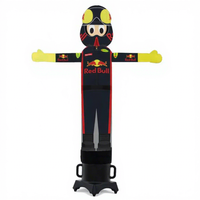 Modèle de dessin animé gonflable personnalisé de star du football dansant, pour la décoration publicitaire extérieure des événements sportifs et des stades