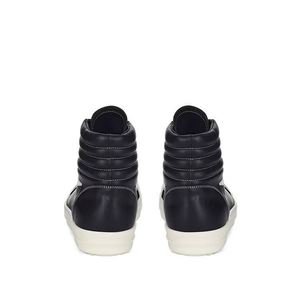 Owens Designer Men's High-Top Casual Sports Shoes Genuine Leather Thick-Sole Chunky Shoes - Product Image 3