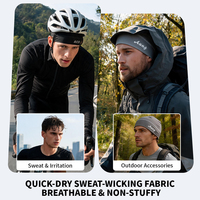 Gorros de Ciclismo y Montañismo Personalizados, Gorro de Alto Rendimiento con Forro de Satén, Gorros para Correr con Logotipo Impreso, Gorra de Ciclismo