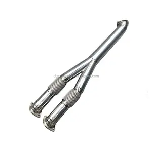 3.5 inch Exhaust Ypipe For Nissan GTR R35 Titanium Exhaust Center Pipe