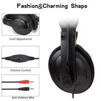 Casque filaire professionnel sur l'oreille Casque Audio Call Center Casque antibruit avec micro et muet pour vidéoconférence