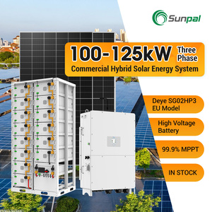 Système d'énergie solaire hybride industriel hors réseau Sunpal 100Kw 125Kw - Product Image 1