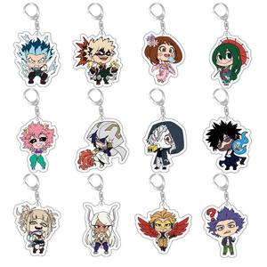 30 Styles Jewelry Keychain Plastic Crafts Boku No <b>Hero</b> Academia Midoriya Izuku Toga Himiko Anime Acrylic Key Chains Pendant - Product Image 2