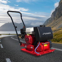 Compacteur de plaques vibrant mini portable, moteur à essence 5,4 CV pour la construction routière