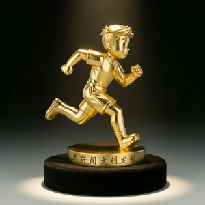Trophée personnalisé en résine artificielle sur le thème du sport : <span class=keywords><strong>Coupe</strong></span> de football, de course et de basketball en polyrésine, récompenses artisanales - Product Image 2