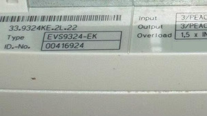 Variador de Frecuencia EVS9324-EK Usado, Inversores y Convertidores, Variador de Frecuencia EVS9324-EK Usado - Product Image 2
