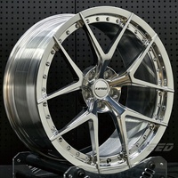 Jantes monobloc forgées polies sur mesure 18 19 20 21 22 pouces 5x112 5x120 concaves profondes pour BMW M3 M4 M5 Audi RS6