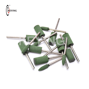 Abrasifs <span class=keywords><strong>de</strong></span> clé 100 pièces 3mm arbre oxyde d'aluminium <span class=keywords><strong>cylindre</strong></span> forme conique caoutchouc tête <span class=keywords><strong>de</strong></span> meulage outils abrasifs <span class=keywords><strong>pour</strong></span> le polissage - Product Image 4