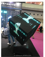 Display LED a Forma di Cubo M-shine P1.8 COB, Schermi LED Irregolari per Pubblicità Interna
