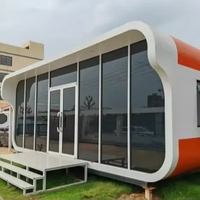 Maisons mobiles AppleCabin, structure en acier portable, mini-maison