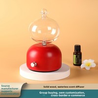 Diffuseur d'huiles essentielles sans eau, fabrication directe, silencieux, en bois, machine d'aromathérapie pour la maison, diffuseur de parfum