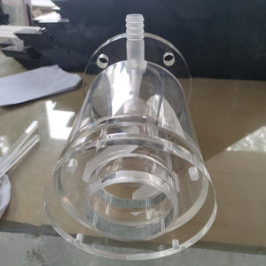 Tubes acryliques transparents de grand diamètre Tuyaux en verre organique à surface lisse Équipement et instruments expérimentaux - Product Image 2