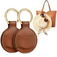 Pochette porte-chapeau magnétique en cuir PU personnalisée OEM, support de chapeau à clip, accessoire pour sac à dos de voyage et sac à main