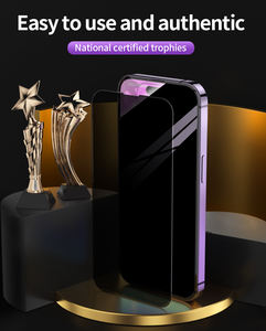 Protector de Pantalla de Vidrio Templado de Cobertura Total, Vidrio de Privacidad Magic Box para iPhone 11 12 13 14 15 16 Pro Max - Product Image 6