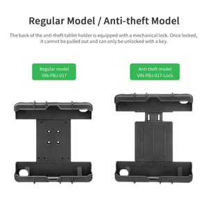 VINmounts 12.9" <b>Tablet</b> <b>Holder</b> Clamp Adjustable Length 10.63–12.48in Fixed Width up to 9.37in Universal Mount - Product Image 3