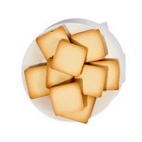 Biscuits croustillants OEM aux pruneaux verts, garniture crème de pruneaux, marque privée, vente en gros, emballage personnalisé