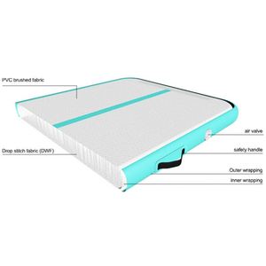 Tapis de gymnastique gonflable antidérapant pour cheerleading, yoga, pilates et fitness - Product Image 2