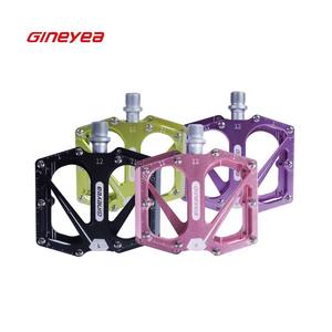 Pédale de vélo de montagne en alliage d'aluminium GINEYEA, pédale CNC pour VTT, pédale de vélo tout-terrain, pédale de cyclisme à 3 roulements <span class=keywords><strong>DU</strong></span>, pédale élargie pour la conduite - Product Image 1