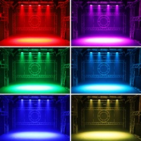 Éclairage de Scène LED DMX 200W RGB+UV à Mélange Infini pour DJ, Disco, Boîte de Nuit, KTV, Soirée – Projecteur Par DMX