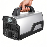 2025 prix bon marché générateur solaire rechargeable 500W batterie externe compacte compatible générateur de secours pour les maisons et le camping de l'UE
