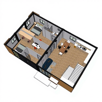 2026 UPS Nueva Tecnología Proyecto Rápido Construcción Contenedores Prefabricados Tipo Villa con Paneles Sándwich Planos de Casas Modernas Prefabricadas para Inmobiliarias