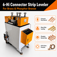 Niveleuse aplatisseuse de précision 6-Hi pour bandes de connecteurs en laiton et bronze phosphoreux