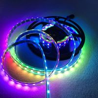 Bande LED RVB WS2815 96 LED/m adressable individuellement, DC12V, avec fonction de reprise après coupure, lumière pixel programmable, PVC IP20, Epistar