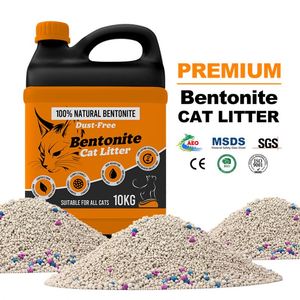 Free Samples <b>White</b> Label Clay Cat <b>Sand</b> Round Ball Shape Highly Absorbent Low Tracking Dust Free Bentonite Cat Litter - Product Image 1