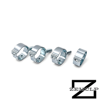 Collier de fixation pour tuyau en acier au carbone zingué avec goujon de soudure, robuste, universel, OEM, résistant à haute pression pour tuyaux, tubes et conduites