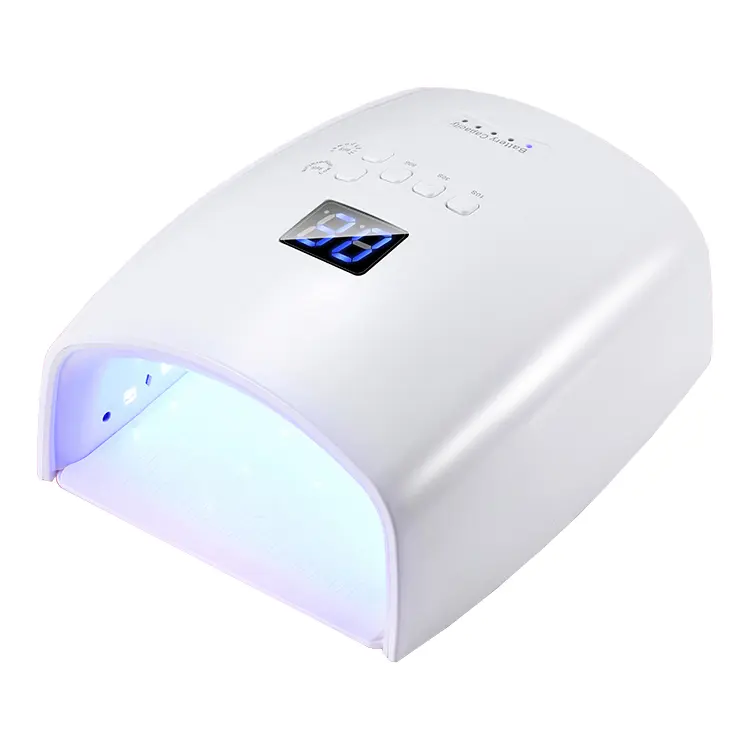 New Professional Rechargeable Cordless 48W Intelligent Sensor Portable UV LED Nail Polish Curing Gel Manicure Nail Lamp Dryer